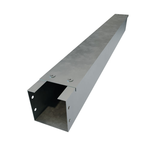 150mm x 150mm Galvanised Steel Trunking (3m Length)