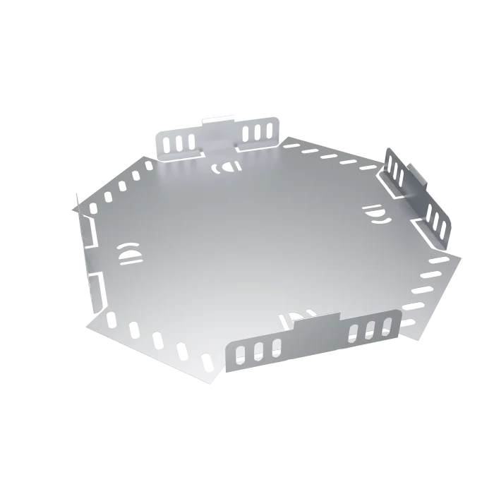 Flat 4 Way Equal Intersection for Heavy Duty Cable Tray