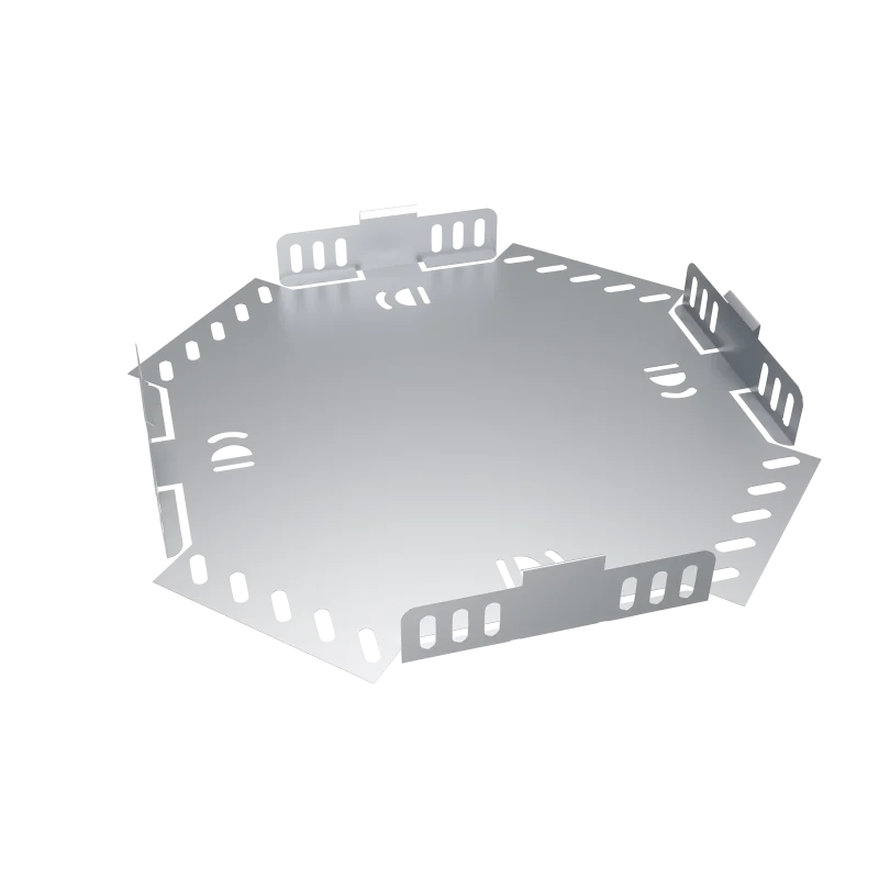 Flat 4 Way Equal Intersection for Heavy Duty Cable Tray